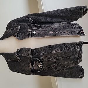 Steve Madden Charcoal Denim Jacket